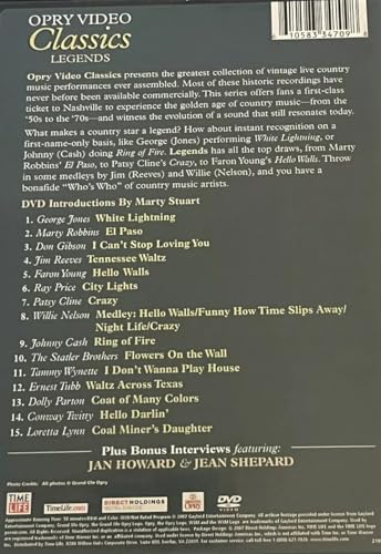 Opry Video Classics: Legends [DVD] image 4