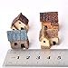 Mengonee 4pcs Kit Miniatura Hada del jardín de Piedra Casas Mini Cottage...