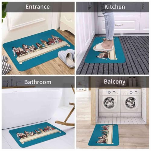 Ooahjeid Flannel Absorbent Door Mat The Last Supper Of The Real Housewives Home Rug Room Carpet Real Housewives Beverly Hills Orange County New York - 5
