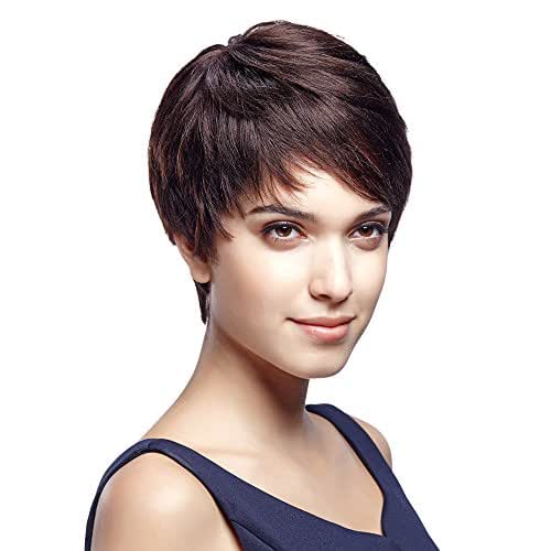 Style Icon 5" Cute Short Pixie Wigs with 100% Brazilian