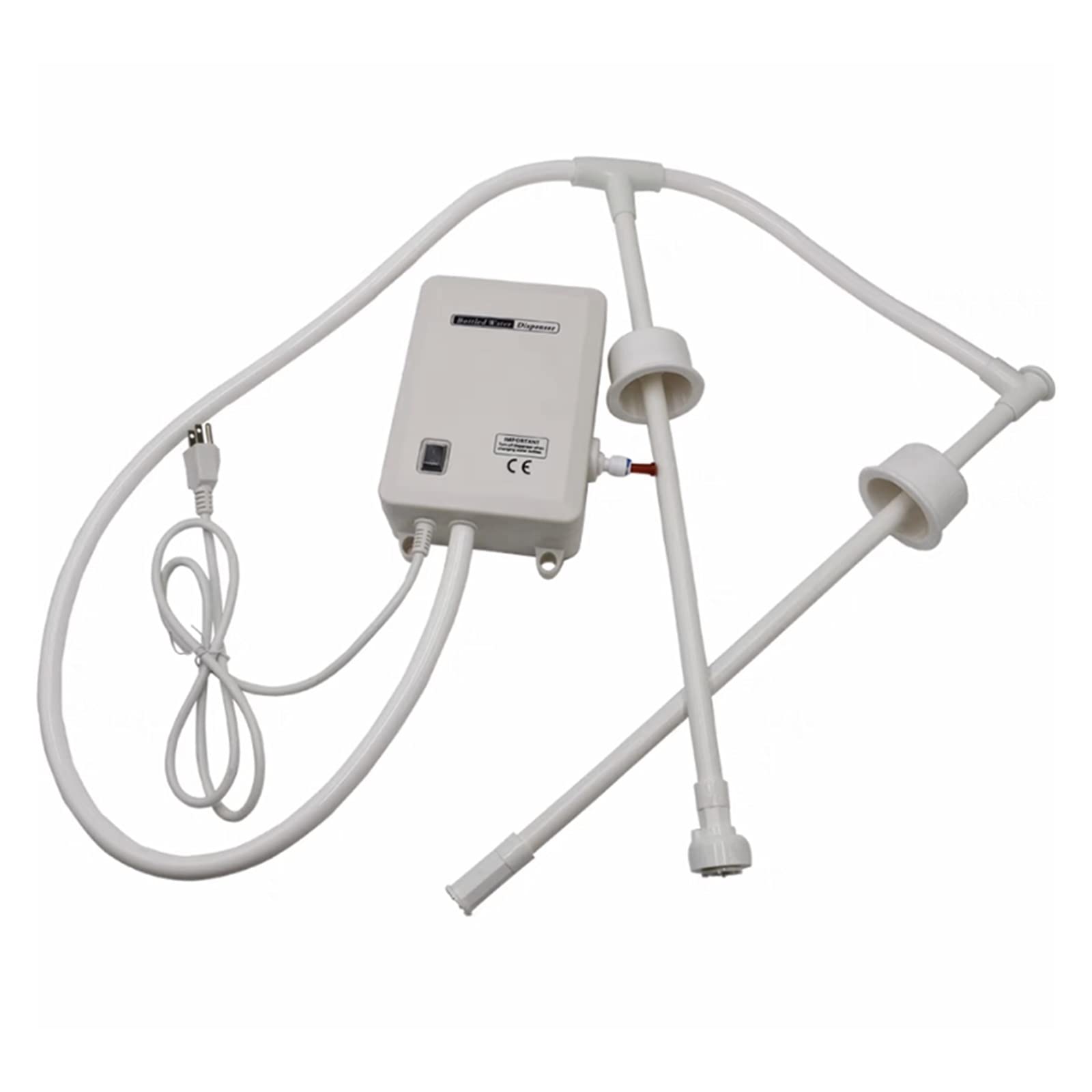 Pompe de distribution d'eau de système de pompe de distributeur d'eau de bouteille avec le tuyau simple d'admission de 20ft for le réfrigérateur, machine à glaçons ( Color : Single-tube , Size : 220 )
