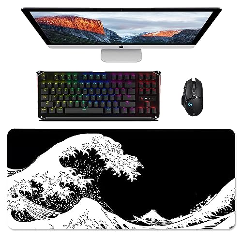 Tapis de souris XXL idéal pour organiser un bureau de télétravail sur MacBook