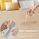 Matratzenschoner wasserdicht 200x200cm spannbettlaken, Atmungsaktive Matratzenauflage, Inkontinenzauflage, Wasserdichter Matratzenbezug-Schutz Nässeschutz Spannbetttuch - Sand