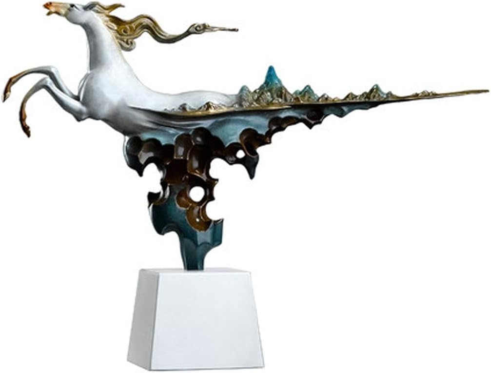 Copper Horse Ornaments Artificial Wine Cabinet Crafts Home Decor Soft Accessories Business Gifts Imitation Animal