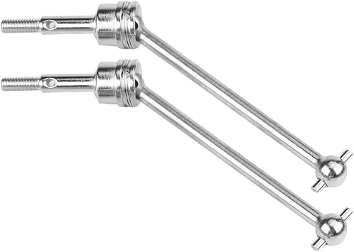 RC Car Drive Shaft, Durable Universal CVD Pair Transmission Shaft Silver for 1/10 Scale Off-Road Racing Hobbyists and RC Repair Upgrades