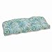 Pillow Perfect Outdoor | Indoor Gilford Baltic Wicker Loveseat Cushion