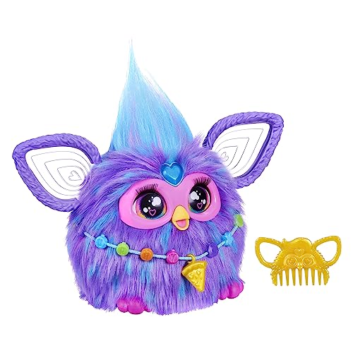 Furby Mor İnteraktif Pelüş Oyuncak - Türkçe versiyonu