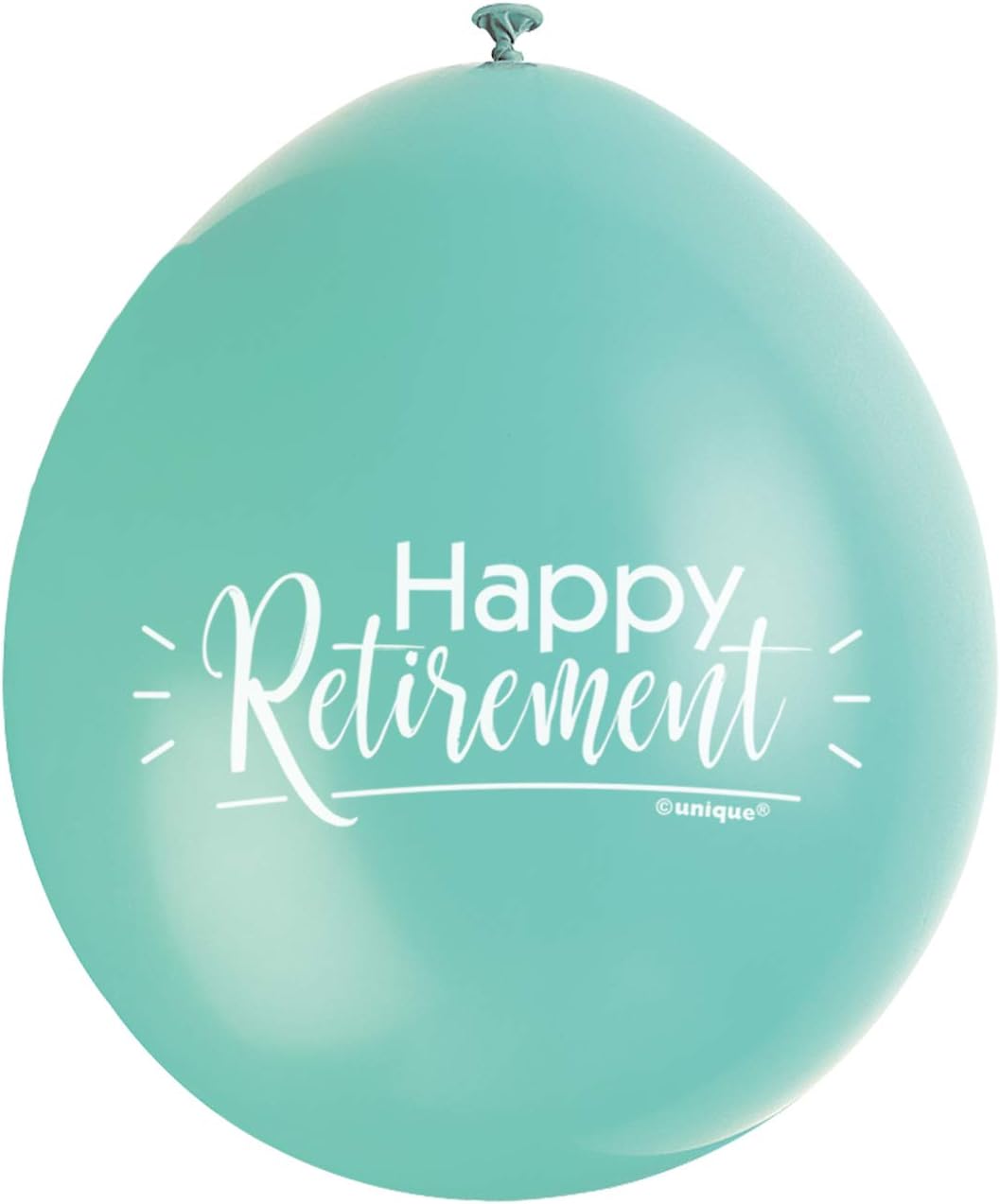 Assorted Color Happy Retirement Latex Balloons (22cm) Pack of 10 - Perfect for Farewell Parties & Retirement Events, Purple