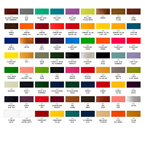 Liquitex Basics Acrylic Paint Set, 72 X 22Ml (0.74-Oz) Tube Paint Set #TOP1