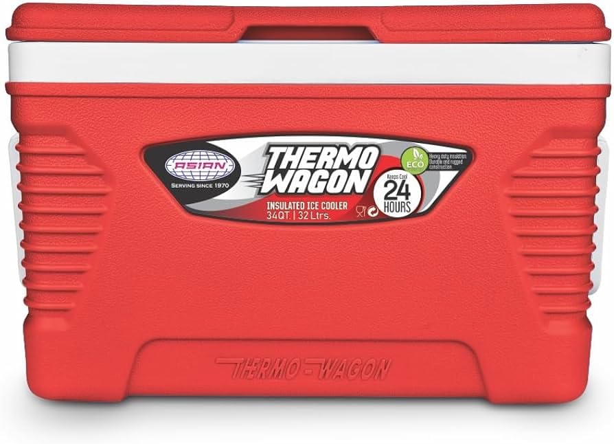 Patel Enterprise Insulated Plastic Chiller Ice Box, (50 Ltrs) Small Items and Medical Purpose,Party Bar Ice Cubes | Cold Drinks Multi Color (Pack of 1)