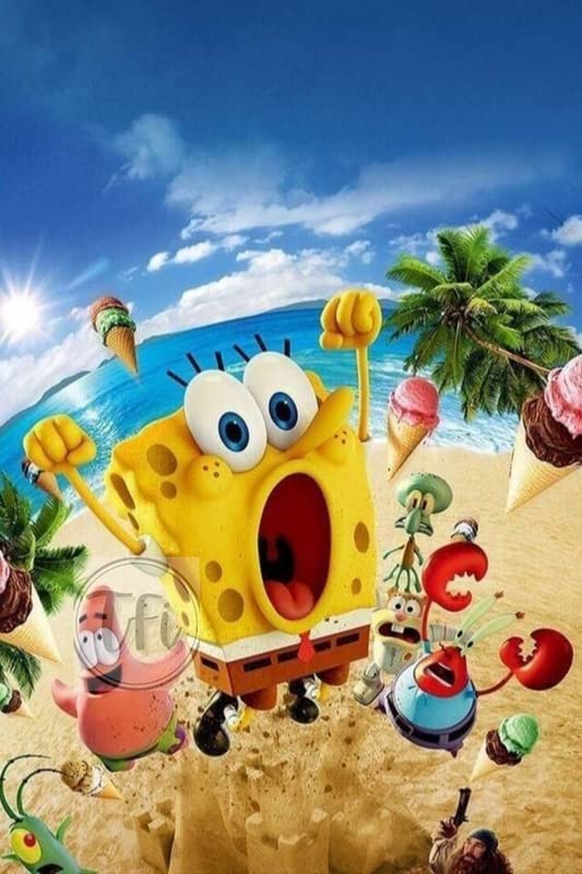 Posters Of SpongeBob SquarePants, With Double Sided Tape, Unframed, HD ...