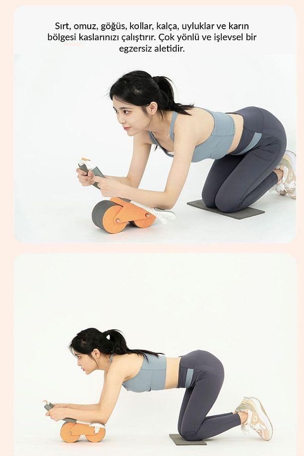 CKSpor Çok Fonksiyonlu Mekik Aleti, Dirsek Destekli, Karın Egzersizi, Çek Bırak Egzersiz Aleti - Görsel 6
