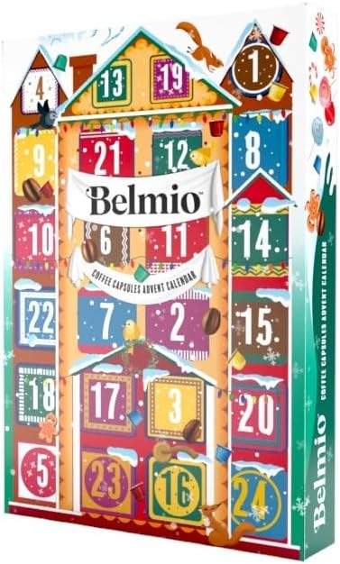 Belmio Coffee Advent Calendar Aluminium Capsules (Total 24 Capsules)