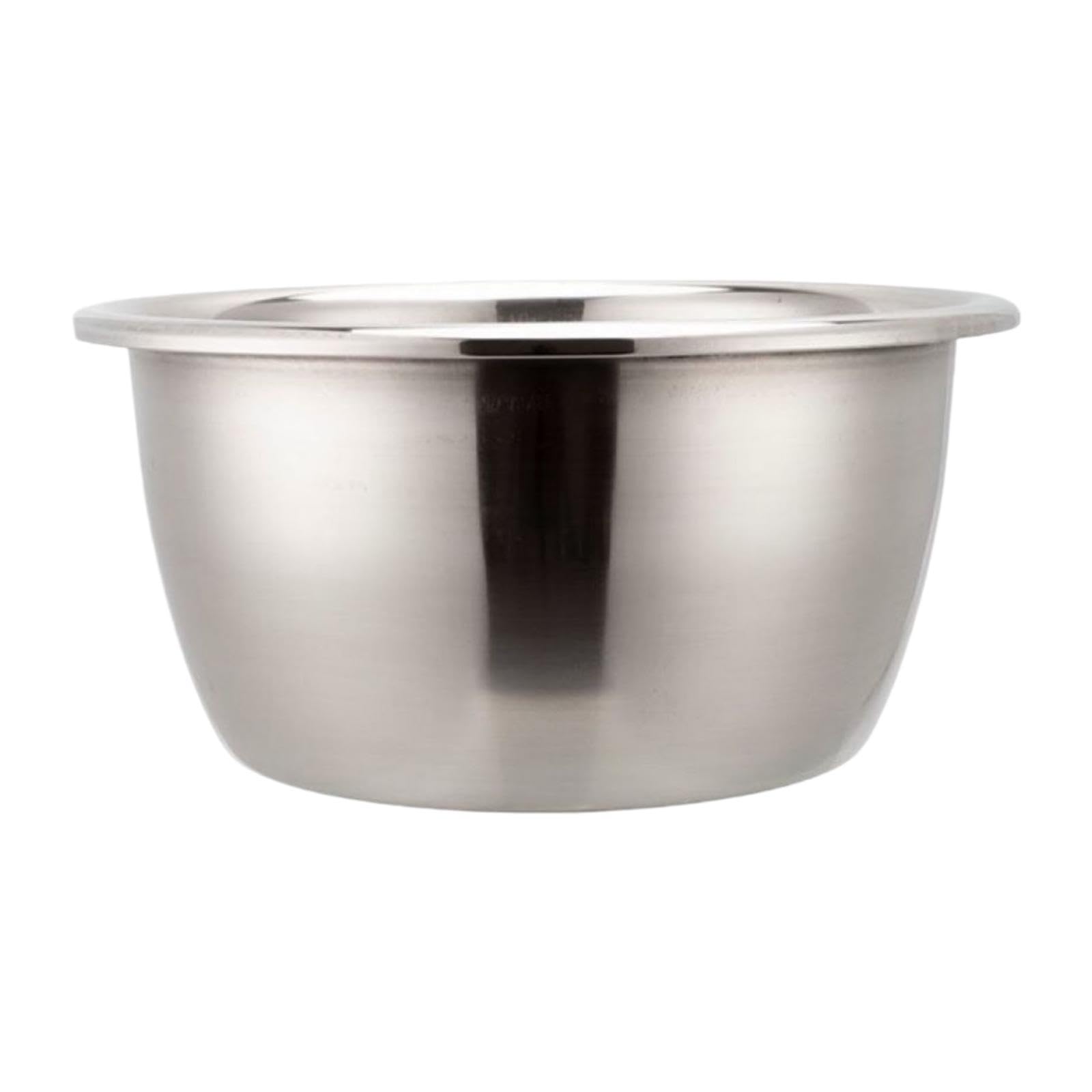 Lavabo de Acero Inoxidable, para Lavar Ropa, utensilio de Cocina, Recipiente Grande para cocinar, palangana para pies, Plato para Frutas, pastas, 32CM