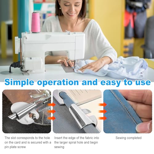 Piese para máquina de coser tipo prensatelas rolled hemmer miniatura 7