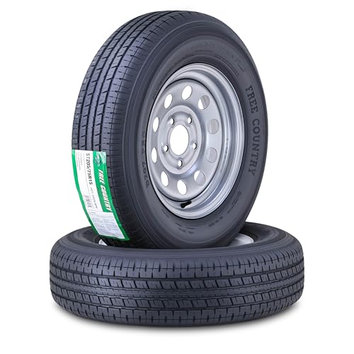 Free Country Trailer Tire Wheel Assembly ST205/75R15 8-Ply D 107N ...
