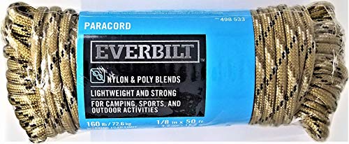 Everbilt Paracord in Light Tan, 1/8\" x 50\' - Thumbnail 2