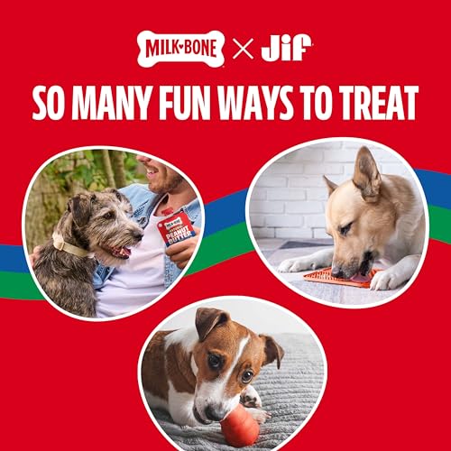 Image of Milk-Bone Natural Peanut Butter Spread with Jif, 4 Pouches
