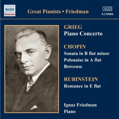 Great Pianists - Ignaz Friedman by Orchestra (2002-10-14) Great Pianists - Ignaz Friedman by Orchestra (2002-10-14)
