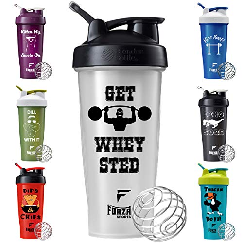 Blender Bottle x Forza Sports 28 oz. Classic Shaker - Get Whey Sted