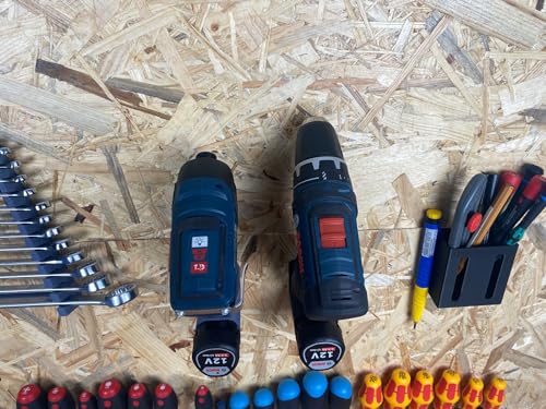 Wandhalterung für alle Bosch 12 V Geräte und Akku Bohrschrauber Akkuschrauber Schlagschrauber Werkzeugwand Halter