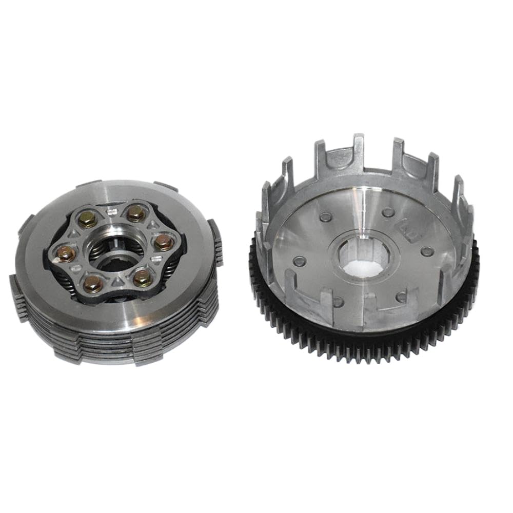 Kupplung 73 Zähne 6 Platten 6 Säulen Kompatibel Mit Zongshen Bashan Loncin Lifan CG125 CG150 CG175 CG200 CG250 Motor