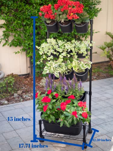 Watex Mobile Green Wall (Single Frame, Spring Bouquet), Bpa Free Planters #TOP7