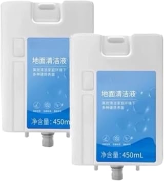 Vacuum Cleaner Floor Cleaning Fluid, Compatible for Dreame L20 Ultra/L30 Ultra/X10/X10 Plus/L10 Prime/L10s Pro Ultra, Multi-Surface Solution, 450ml2PC