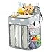Rubeyul Wiszący organizer na pieluchy Caddy, organizer do pokoju dziecięcego, torba do przechowywania z 5 kieszeniami bocznymi, do zawieszenia na łóżeczku dziecięcym, samochodzie, stole do przewijania lub na ścianie