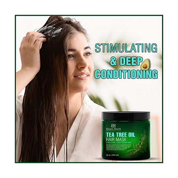 Botanic-Hearth-Tea-Tree-Hair-Mask-Deep-Conditioner-Moisturizes-Protects-Hair-Scalp-with-Soy-Protein-Vitamin-E-Collagen-Keratin-Coconut-Oil-16-oz-Packaging-May-Vary Botanic Hearth Tea Tree Hair Mask & Deep Conditioner, Moisturizes & Protects Hair & Scalp - with Soy Protein, Vitamin E, Collagen, Keratin & Coconut Oil - 16 oz (Packaging May Vary)