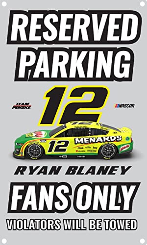 R and R Imports Nascar #12 Ryan Blaney No Parking Metal Sign New For 2022