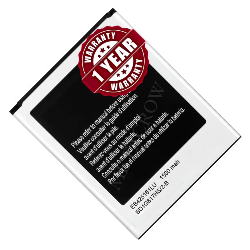 Image of Original EB425161LU Battery Compatible for Samsung Galaxy S Duos - (1500mAh) - 1 Year Warranty BC46