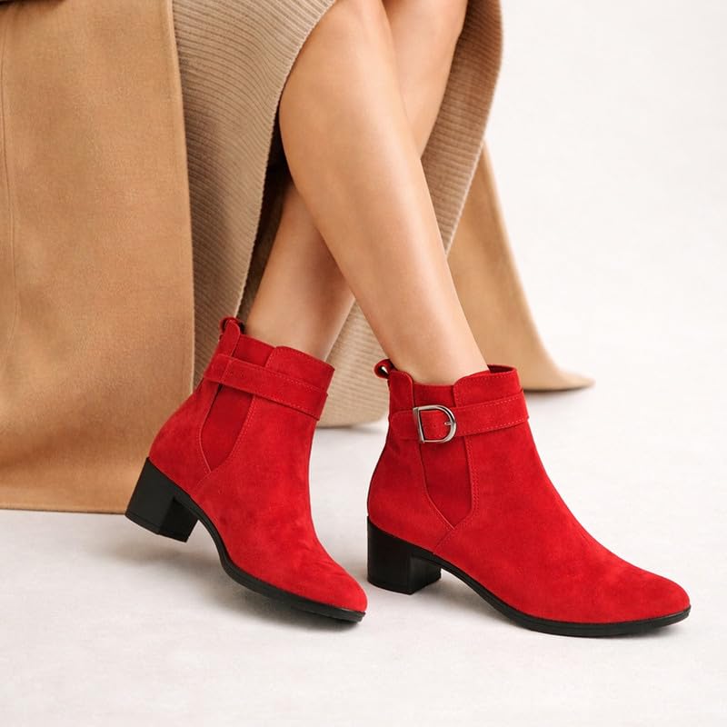 Image of FAUSTO Women Flared Heel Boots