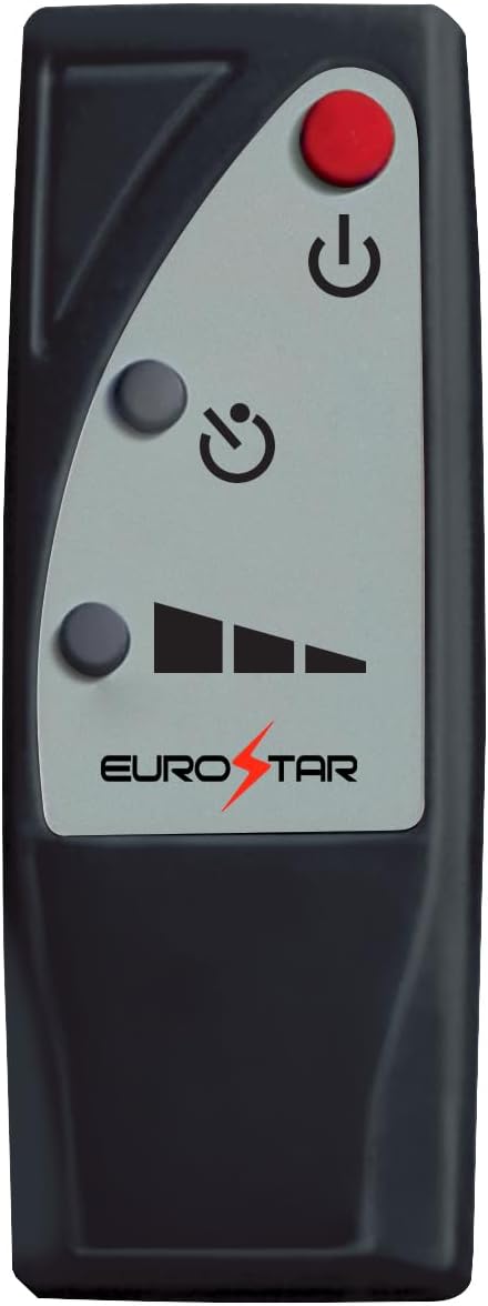EUROSTAR FSF180RBK 18" Stand Fan with Remote Control, Black