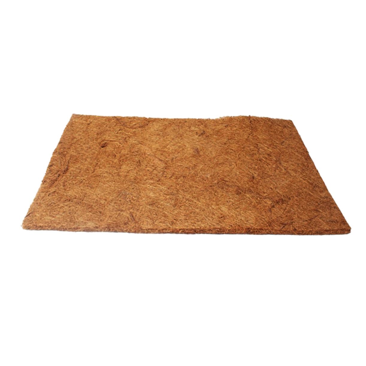 VANZACK Natural Reptile Bed Mat 2 Pcs Coconut Fiber Pet Mat Tortoise Substrate Lizard Tank Accessories Terrarium Bedding 50x30cm
