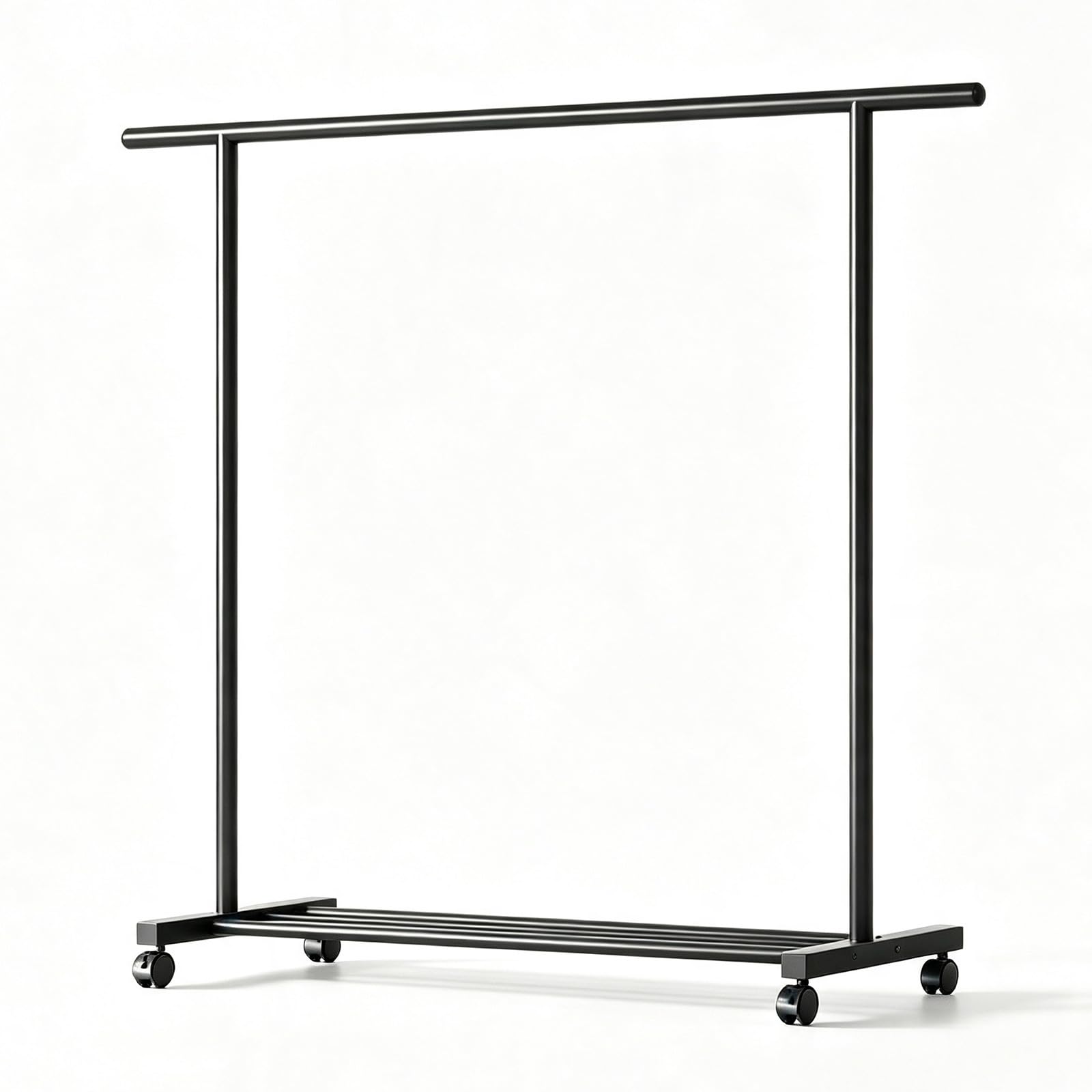 GHSIRUEU Metal Rolling Clothing Rack Freestanding Garment Organizer