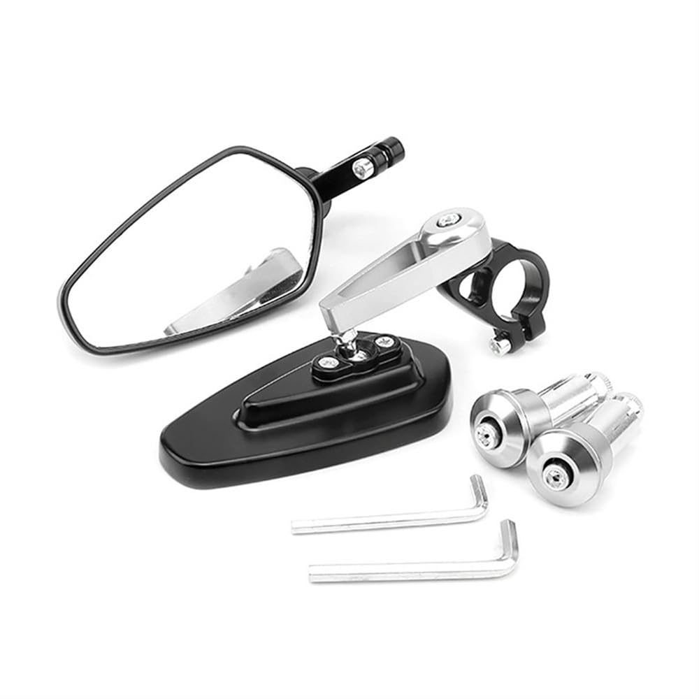 Specchietti Moto 1 Paio Di Accessori Per Moto Da 22 Mm, Ricambio Per Specchietto Laterale Per Manubrio, Specchietto Retrovisore Per Manubrio Per Scooter(7)