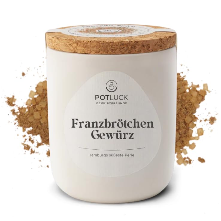 POTLUCK | Franzbrötchen Gewürz | Würzmischung für Süßspeisen und Gebäck | 90g im Keramiktopf