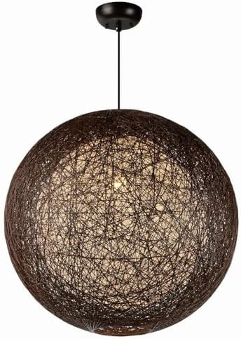 Maxim Bali-One Light Chandelier-24 Inches Wide by 24 inches high-Chocolate/White Finish