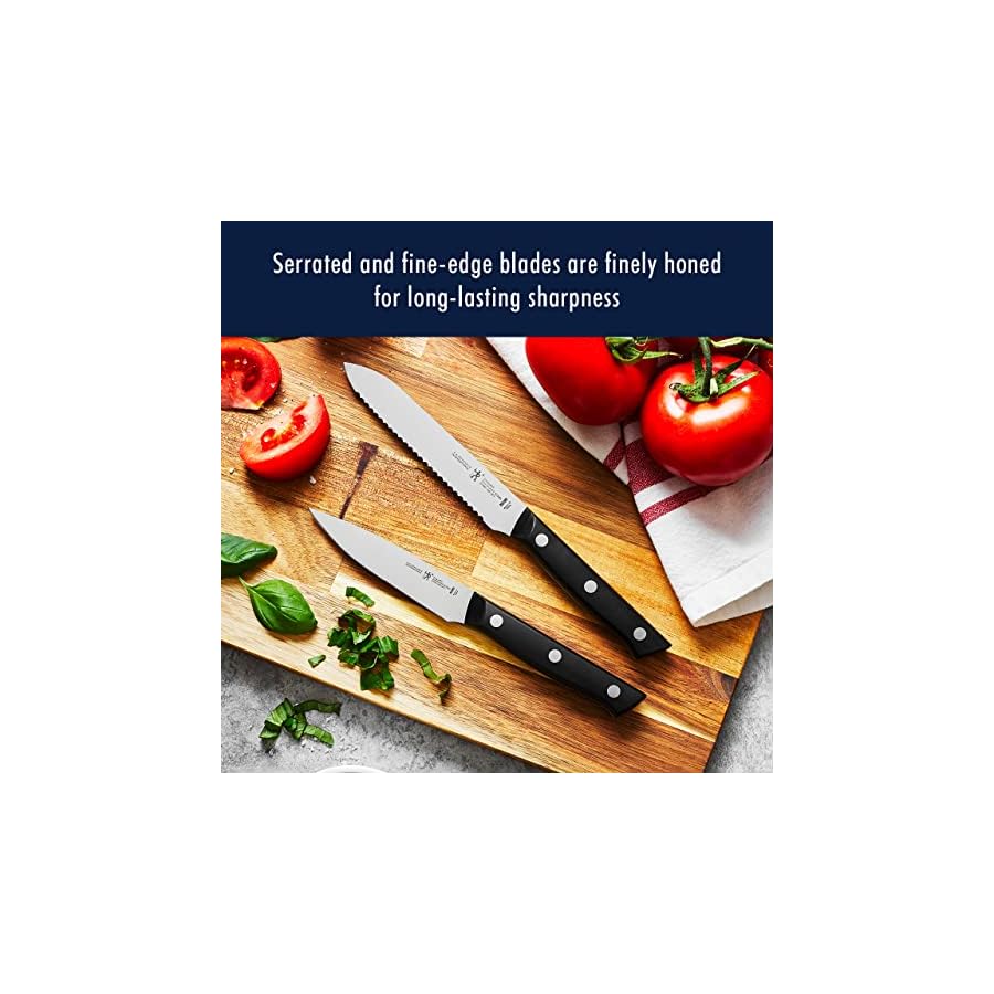 Henckels-Dynamic-12-pc-Knife-Block-Set HENCKELS Dynamic Razor-Sharp 12-Piece Knife Set, Chef Knife, Bread Knife, Steak Knife, German Engineered Informed by 100+ Years of Mastery