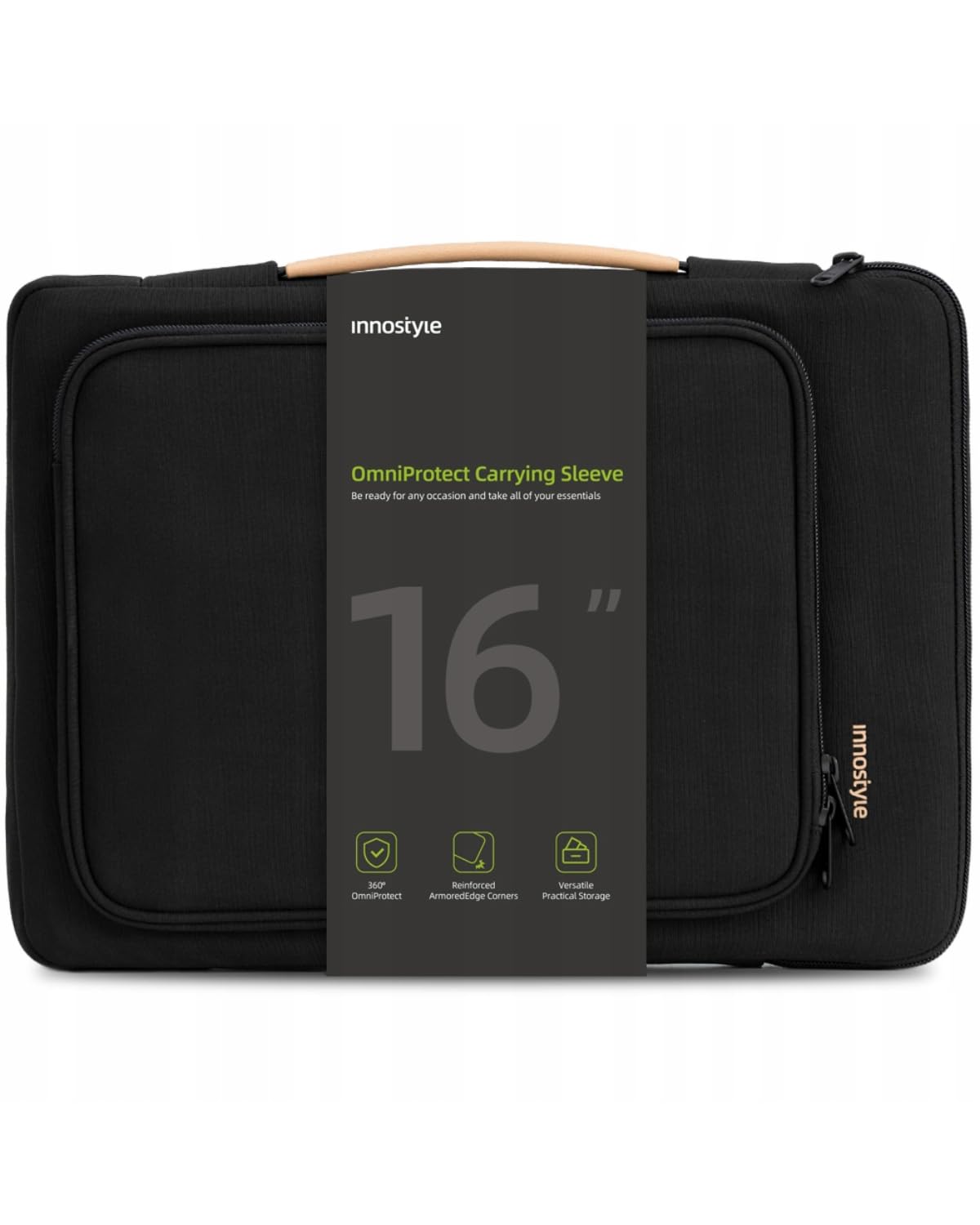 INNOSTYLE Laptoptas 15,6 16 inch, Waterdicht, Lichtgewicht, Duurzaam
