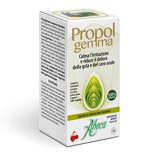 ABOCA - PROPOLGEMMA - COMPRIMIDOS COMPRIMIDOS BUCALES NIÑOS protección de la la mucosa, calma...