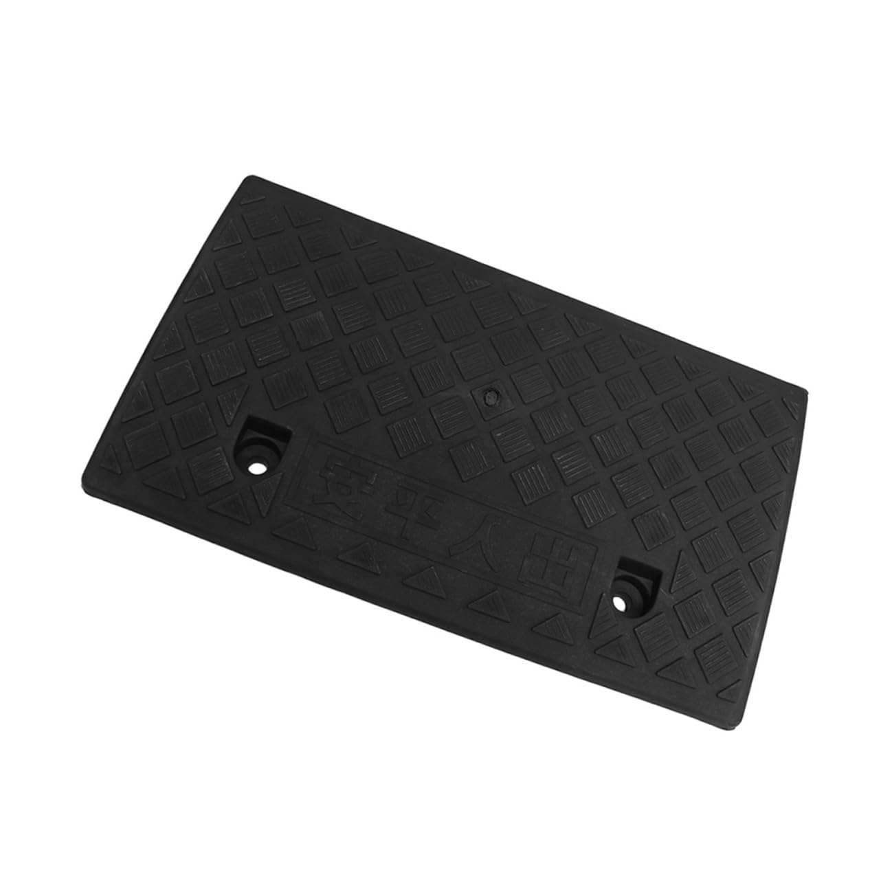 Rampa para Ruedas de Coche de Plástico Negro 10 Cm