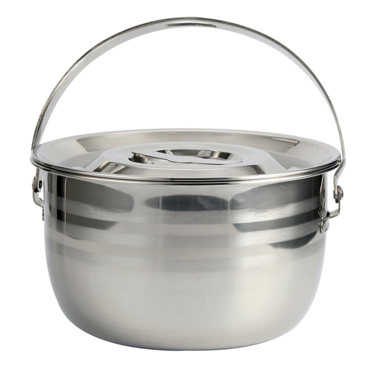 VINTORKY 1pc High Capacity Soup Pot Thicken Non Stick Stew Pot Cookware for Home and Outdoor Camping Convenient Lightweight Design Easy to Clean