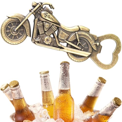 Abre-garrafas de motocicleta, abridor de garrafas engraçado, ideias de presentes para homens, abridor de garrafas de cerveja de motocicleta, para pai, marido e namorado