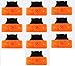 Produktbild 10 x 24 V 4 LED Seite Outline Orange Marker Leuchten mit Gummi Klammern Truck Kipper LKW Caravan Trailer