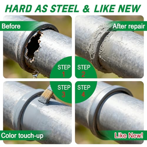 Image of Heavy Duty Metal Glue, Waterproof Epoxy Casting Adhesive, Strongest Welding and Liquid Fillers for Metals Steel Iron Aluminum Plastics Ceramics Cement (Metal Glue 2 Pack)