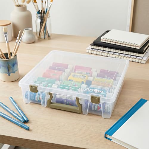 Image of ArtBin Super Satchel 1-Compartment Craft Storage Box, Clear