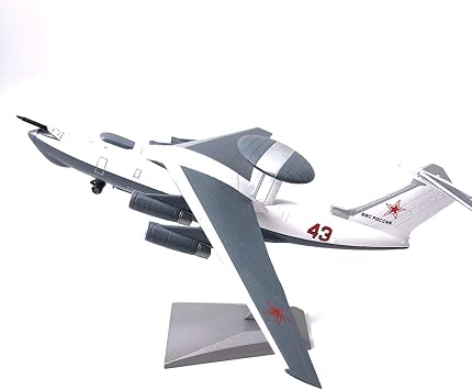 1/200 Soviet Union A-50 Fighter Attack Plane Military Models Metal Airplane Models Die-Cast Model Plane for Collection Festival Gift