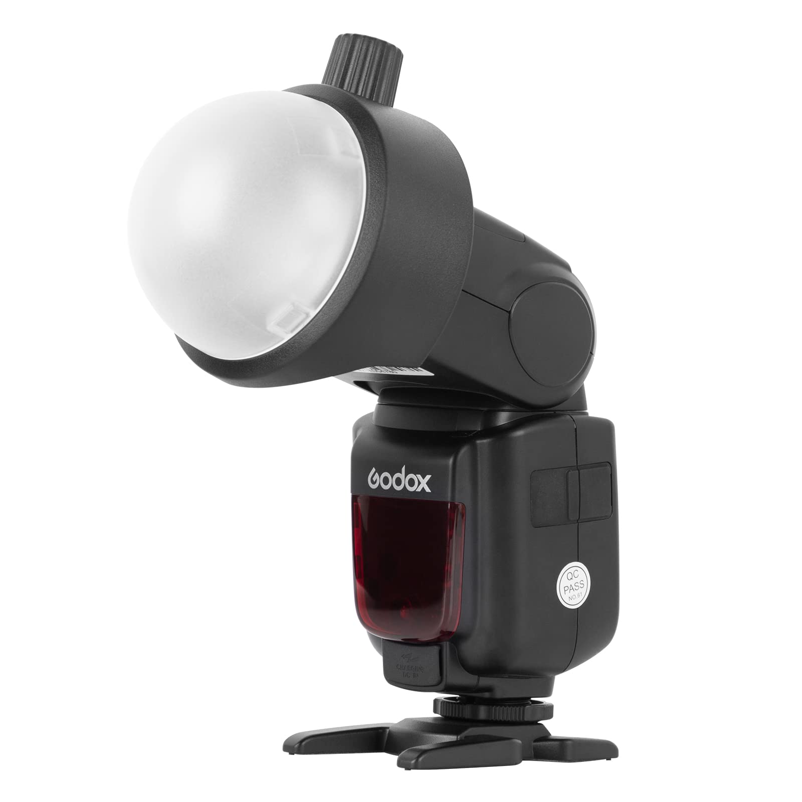 Godox S-R1 runder Blitzkopf-Adapter mit AK-R11 Dome Diffusor für 